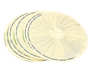 Graphic Controls® 7-Day American Meter Circular Chart, 100-Pieces (00789511)