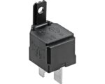 Hella® 12V 50A, 4-Pin Terminal SPST ISO Mini Relay w/ Bracket, Black (007793041)