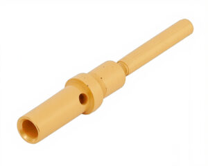 Deutsch Size-16 Gold Solid Contact Pin, For 20-16 AWG (0460-202-1631)