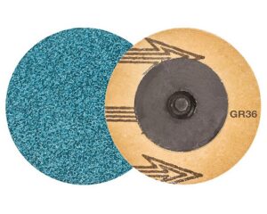 Walter 2″ Diameter, 36 Grit, Type III Mount, Twist Topcut – Sanding Disc (04D203)