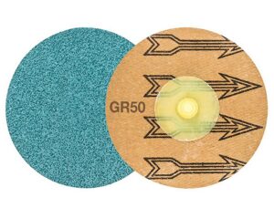 Walter 3″ Diameter, 50 Grit, Type III Mount, Twist Topcut – Sanding Disc (04D305)