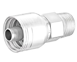 Eaton Weatherhead®  1/2″ Hose x 15mm Male DIN 24° Light Rigid, Z-Series Crimp Hose Fitting (08Z-15A)