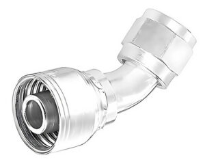 Eaton Weatherhead®  1-1/4″ Hose  x  1-1/4″ Female 37° Swivel, 45-Deg. Elbow, Z-Series Crimp Hose Fitting (20Z-697)