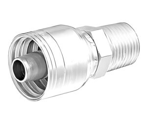 Eaton Weatherhead®  1/2" Hose Size  x  3/8" Male Pipe Rigid, Z-Series Crimp Hose Fitting (08Z-106)