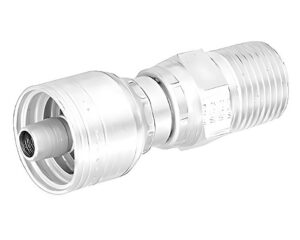 Eaton Weatherhead® 3/8" Hose Size x 3/8″ Male Pipe Swivel, Z-Series Crimp Hose Fitting (06Z-J06)
