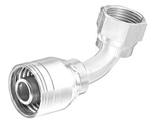 Eaton Weatherhead® 1-1/2″ Hose x 1-1/4″ Female FOR-SEAL Swivel, 45-Deg. Elbow, Z-Series Crimp Hose Fitting (20Z-L84)