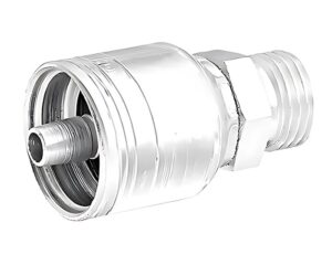 Eaton Weatherhead® 3/8" Hose Size x 3/8" BSPP 60°  Cone Male Rigid, Z-Series Crimp Hose Fitting (06Z-P56)