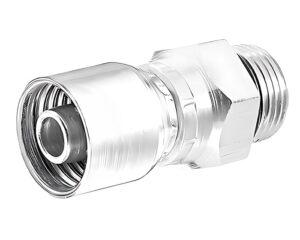 Eaton Weatherhead® 5/8" Hose Size x 1/2" Male ORB  Swivel, Z-Series Crimp Hose Fitting (10Z-R08)