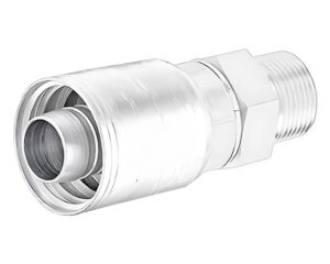 Eaton Weatherhead® 3/8″ Hose I.D x 1/2″  Male Pipe Rigid, E-Series Crimp (06E-108)