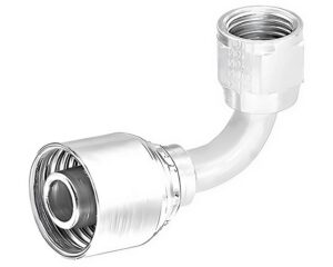 Eaton Weatherhead® 3/4″ Hose Size x 3/4″ Female 37° Swivel, 90-Deg. Elbow, Z-Series Crimp Hose Fitting (12Z-672)