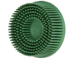 3M Scotch-Brite Roloc 2″ x 5/8″, 50-Grit, Tapered Coarse Bristle Disc (07524)