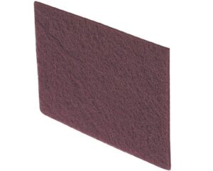 Walter 6″ Width x 9″ Length, Medium Grit, Blendex Hand Pad – Maroon, Alum. Oxide (07A100)