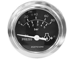 Datcon® 0-80psi Scale, Heavy Duty Series, Industrial Oil Pressure Gauge (100173)