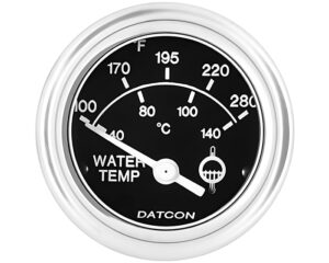 Datcon® 2-1/16″ Face Diameter, 100-280F, Water Temperature Gauge (100183)