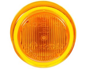Truck-Lite® 2-Diode  LED Marker Clearance Round Light, Grommet Mount – Yellow Lens (10250Y)