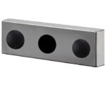 HD Plus® 2″ Triple Identification Light Box, Rubber Mounted – Steel (1050-S)