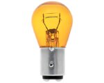 Sylvania 12.8V 27W S8 – Miniature Bulb, Bayonet BAY15d Base, Amber (1157A)