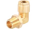 Eaton Weatherhead® .16″ O.D x 1/8″ MNPT, Push-to-Connect, Swivel 90° Male Elbow (1169X2.5S)