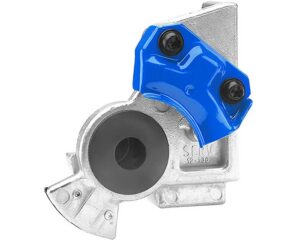 Phillips® 3/8″ FPT – Service Blue Gladhand, Trailer Mount, Bottom Port – For Trailer Use (12-136)