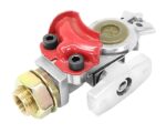 Phillips® 3/8” FPT – Shut-Off Gladhand, Bulkhead Mounting, Red Plate (12-308)