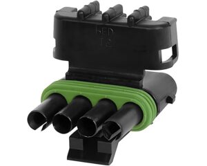 Delphi/Aptiv Weather-Pack Series – 4 Pin Female Sealed Connector  (12015797)