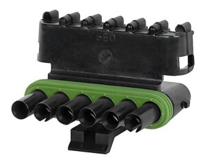 Grote® 12015799; Weather-Pack Series, Nylon 6-Pin Sealed – Female Connector (84-2052)