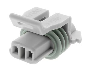 Delphi/Aptiv MP150 Series 2-Pin Gray Sealed Female Connector (12052644)