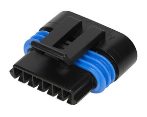 Delphi MP150.2 Series – Black 6-Way Sealed Female Connector (12162210)