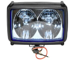 Jetco® 4″ x 6″ Dual Halogen, Extra-White, Auxiliary Driving Light, Plastic, Glass Lens (123-33044XW)