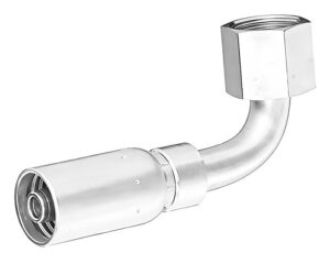 3/4″ Female 37° JIC Swivel x 3/4″ Hose I.D, Crimp Fitting, 90-Deg. Elbow (901018)