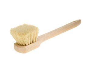 Fiberbuilt® 4″ x 4″ Heavy Duty Scrub Brush, 20” Handle Length, Tampico Fiber, Use in Petroleum Industries (1305)