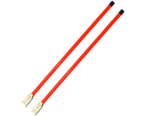 28" Long x 3/4" Diameter, Snowplow Market Kit, Flourescent Orange w/ Hardware (1308105)