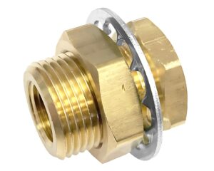 Eaton Weatherhead® 1/4″ Female Pipe, 0.94" Long, Bulkhead Coupling (1345)