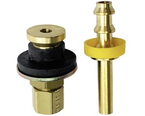 Murphy® Radiator Fitting, 1/4" Tubing, Pressure Sealed-Barbed (15010167)