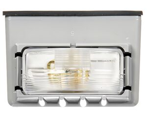 Truck-Lite® Rectangular License Light Kit, Gray Bracket Mount – Clear Lens (15011)