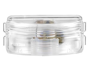 Truck-Lite® 12V Rectangular License Light, 1-Bulb Incandescent – Clear Lens (15208)