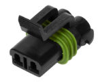 Delphi/Aptiv MP280 Series – 2 Pin Black Sealed Female Connector (15300027)