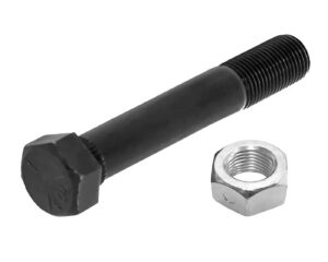 9/16" x 3″ Long – Shackle Bolt w/ Locknut, For Mounting Leaf Springs, Steel (166081)