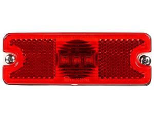 Truck-Lite® 3-Diode LED Marker Clearance Rectangular Light, Reflectorized- Red Lens (18050R)