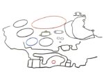 Navistar International® DT4668 / HT530, Front Cover Gasket Set (1822365C99)