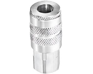 Milton® 1/4″ Female NPT, H-Style Coupler, For Larger Tool Applications, Steel (1835)