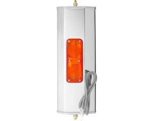 HD Plus® 6″ x 16″  Height, 12-Volts, West Coast Lighted Mirror, Full Vinyl Gasketed, Stainless Steel (20121)