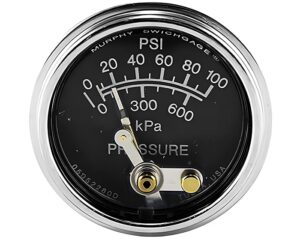 Murphy® 2″ Face Diameter, 0-100 PSI, Pressure Swichgage (20P-100)