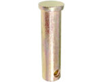 Dynaline 1/2" Pin Diameter, 1-1/2" Long, Yellow Zinc Finish, Clevis Pin (22538)
