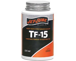 Jet-Lube® TF-15® 225 ml. Heavy Duty Thread Sealant, Brush Top (23002)