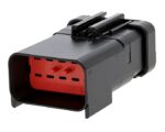 Detroit Diesel® 10-Pin Male Sealed Connector, Black Body (23531613)