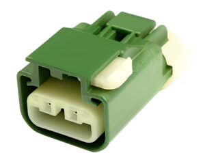 Detroit Diesel® 2-Pin Female Sealed Connector, Dark Green (23537171)