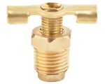 1/4″ MNPT, Back Seating Type Drain Cock, For 15 to 150 PSI Constant Pressure, Brass (240-B)