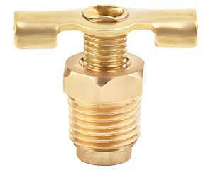 3/8" MNPT, Back Seating Type Drain Cock, For 15 to 150 PSI Constant Pressure, Brass (240-C)