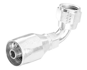 Eaton Weatherhead® 13/32″ Hose x 1/2″ FJIC 37° Swivel, 90° Tube Elbow, Field Attachable 247  ‘N’ Series Hose Fitting (24708N-668)